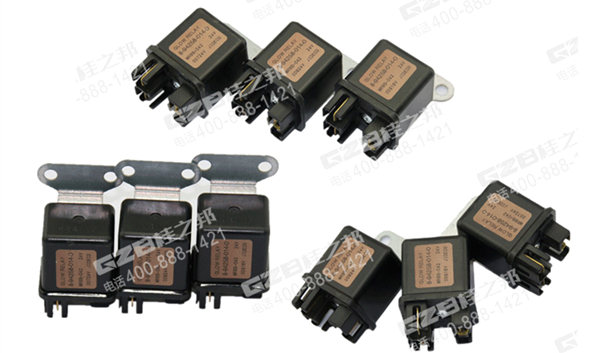 挖機配件批發(fā):三一225挖掘機預熱塞繼電器B249900001038