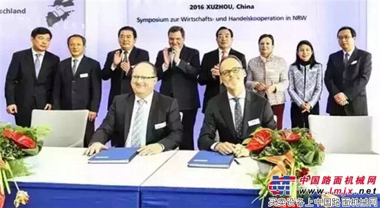 徐工董事長王民歐洲行簽訂協議