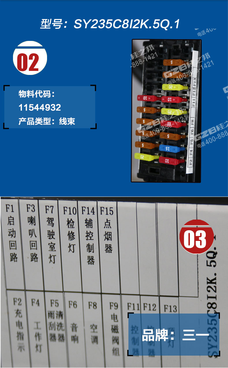三一挖掘機(jī)駕駛室線(xiàn)束