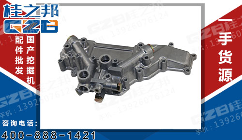 三一挖機配件 三菱機油冷卻器蓋ME088778  B220700000036JS