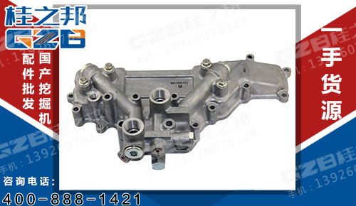 三一挖機配件 三菱發動機機油散熱器組件ME088741